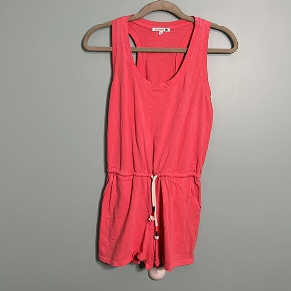 SUNDRY Racerback Romper Size 1 - Picture 2 of 8